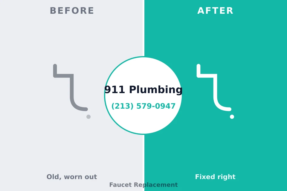 Before and after: plumbing company Clayton, NJ